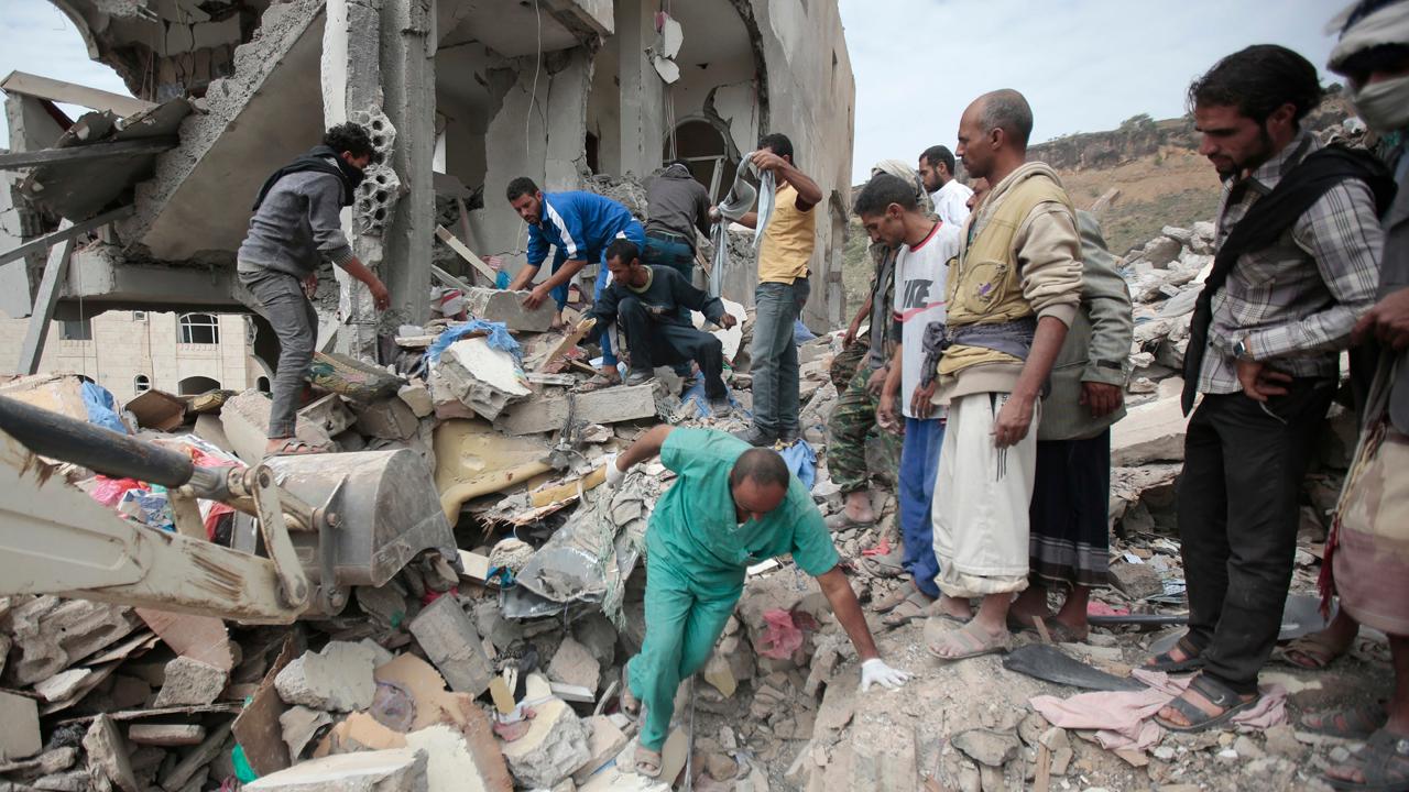 Saudi-led airstrikes kill 14 civilians in Yemen's capital