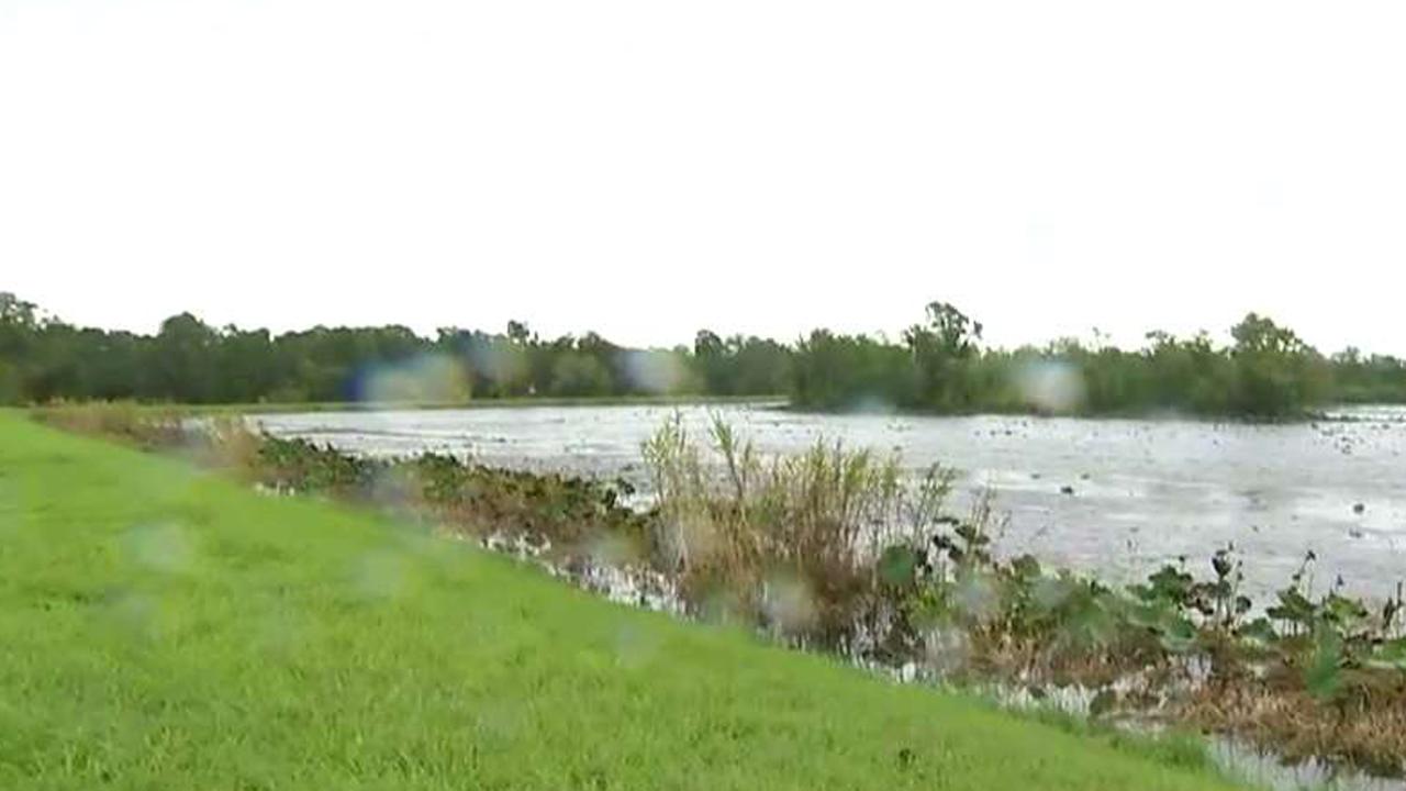 Levee expected to fail in Brazoria County, Texas
