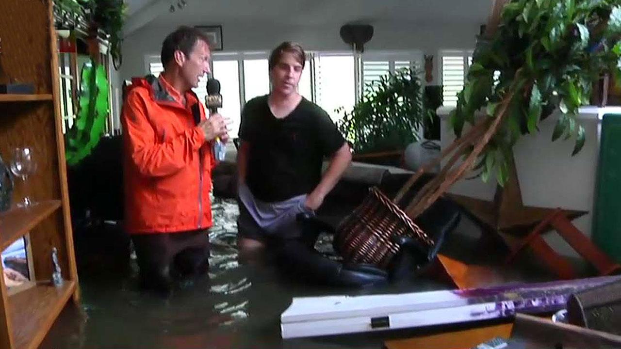 A look inside a flooded home in Houston