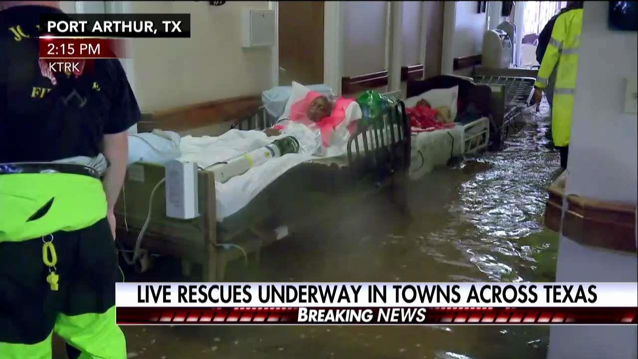 Nursing Home Flooded By Harvey