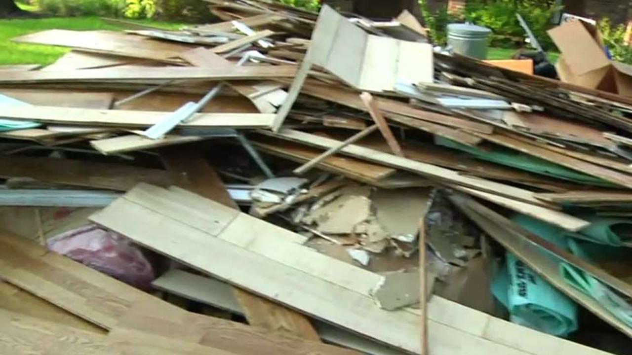 Some Texas residents are returning to survey flood damage