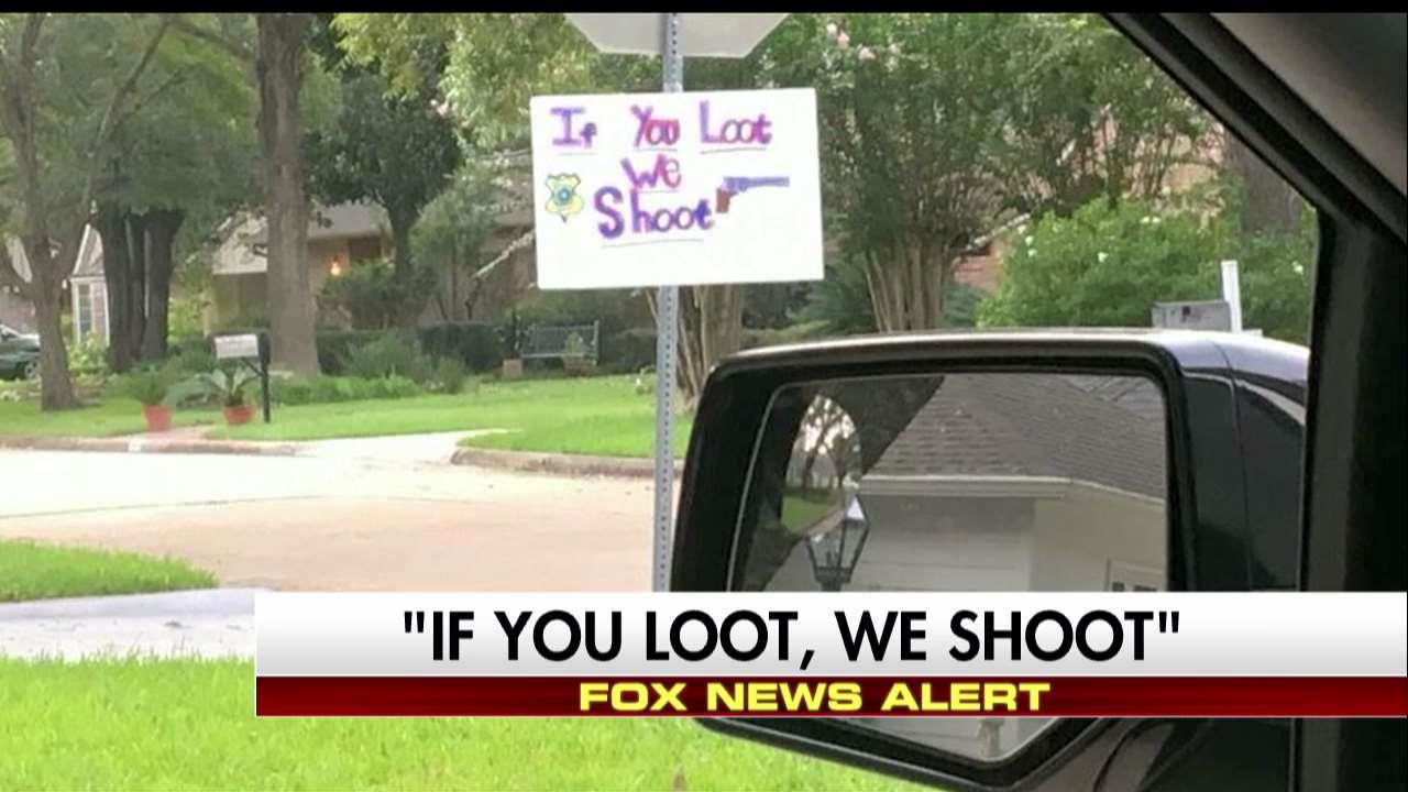 Texas: If You Loot We Shoot