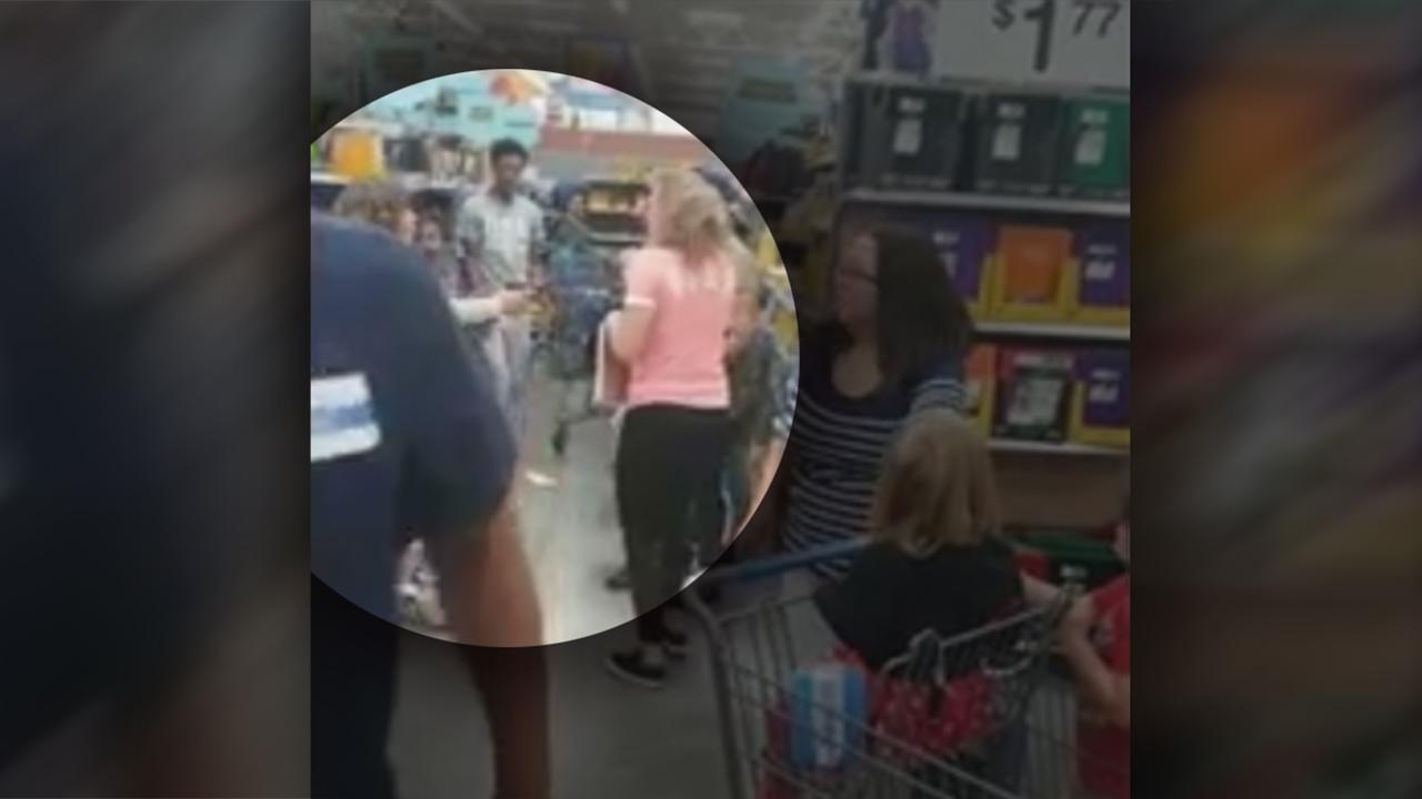 Woman pulls gun during fight at Walmart