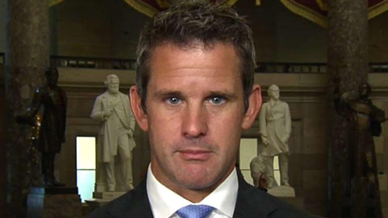 Rep. Adam Kinzinger reacts to bipartisan spending deal