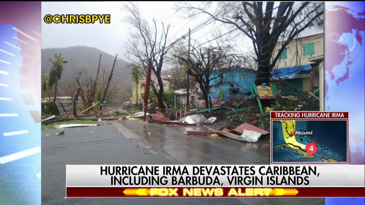 Devastation From Hurricane Irma In Caribbean States Fox News Video 4589