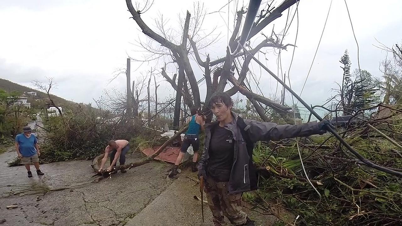 Journalist describes being on US Virgin Islands during Irma 
