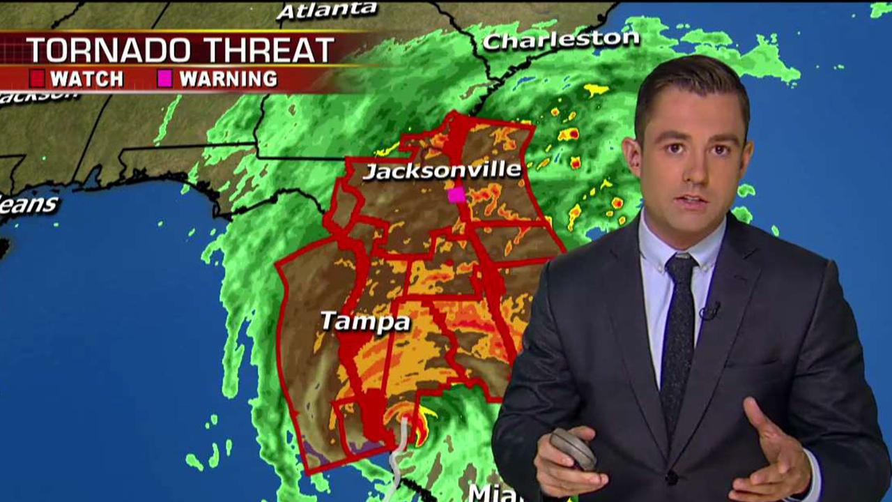 Hurricane Irma churns up Florida coast as category 2 storm