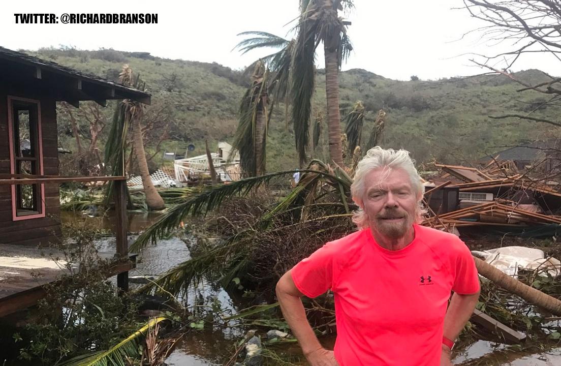 Richard Branson reveals Irma's Caribbean destruction