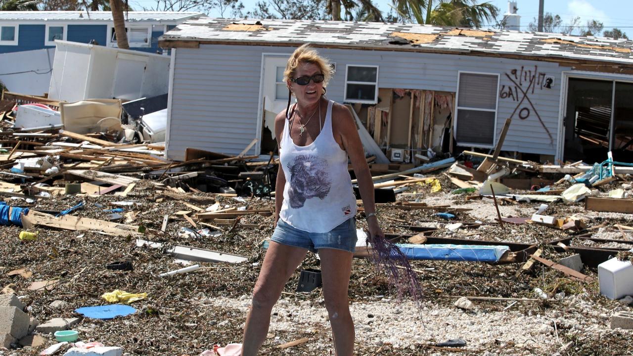 90 percent of houses suffered damage in Florida Keys