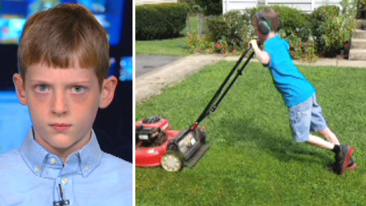 11-year-old speaks out on offer to mow White House lawn