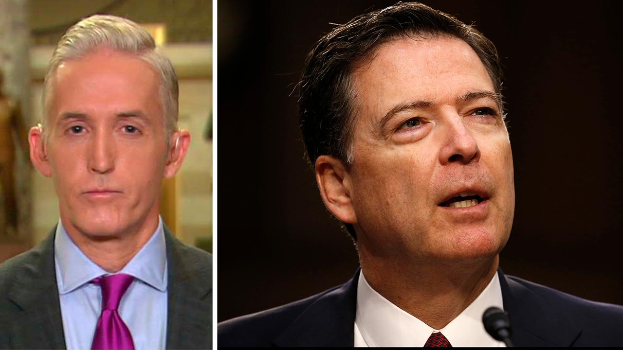 Gowdy reacts to WH suggesting Comey broke federal law 