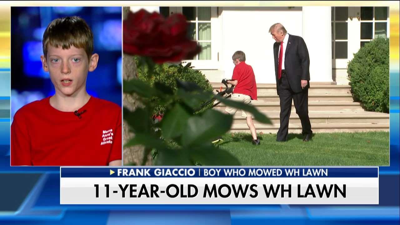 Boy Who Mowed WH Lawn: 'I Knew He Was Very Impressed'