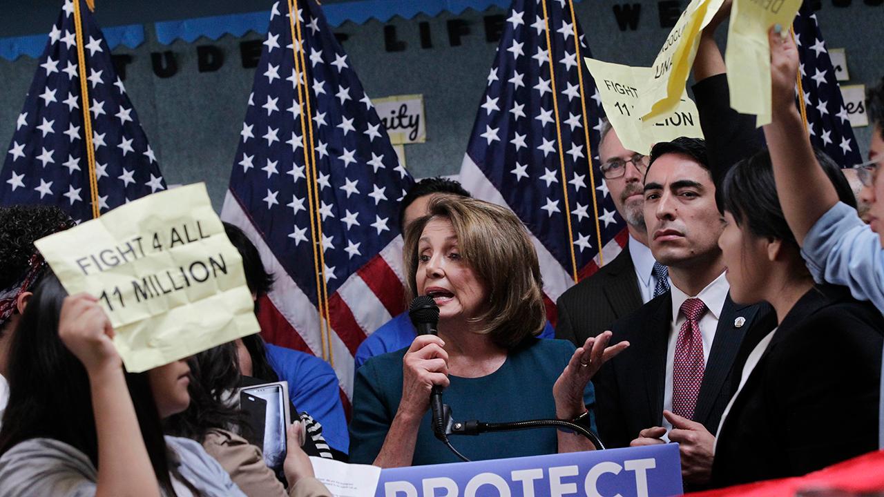 Pelosi gets a dose of the left's resistance movement