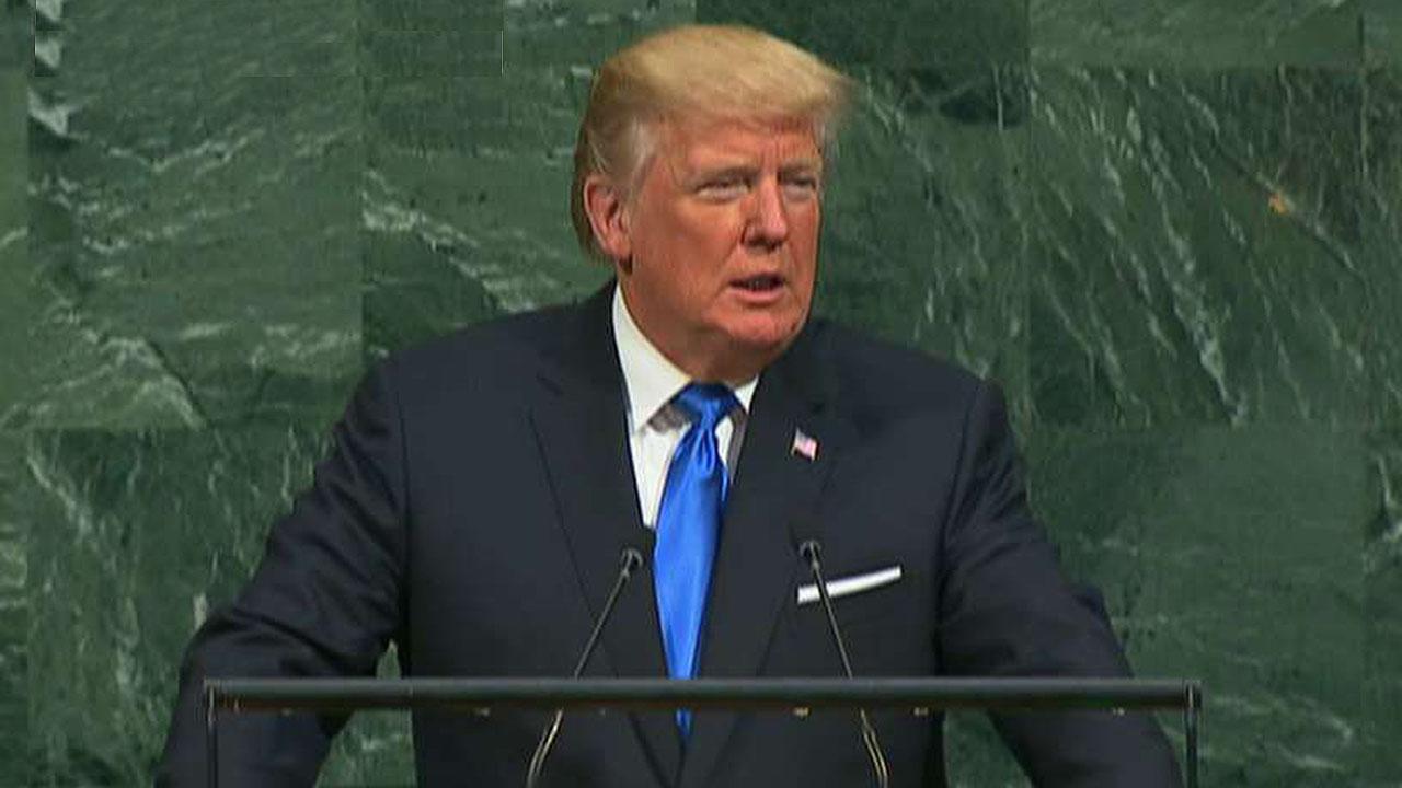 Liberal critics pan President Trump's UN address