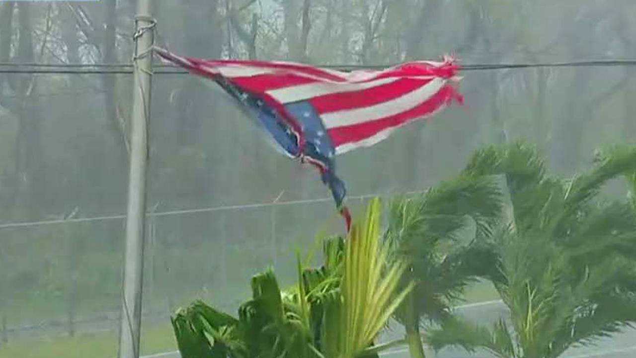 Maria hits Puerto Rico as a Category 4 hurricane