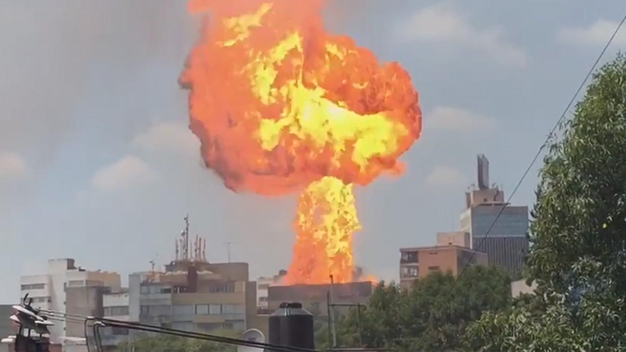 Massive gas explosion erupts in Mexico City after earthquake