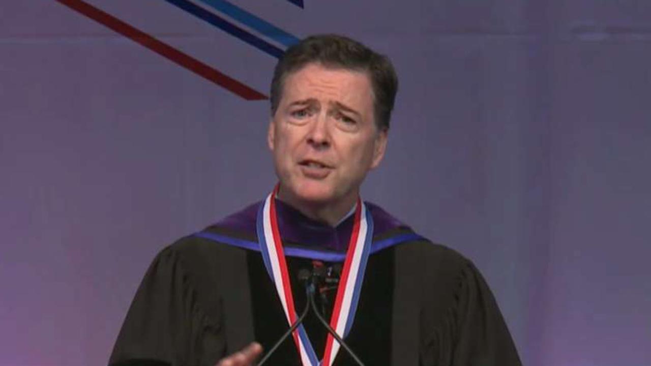James Comey gets rough reception at Howard University