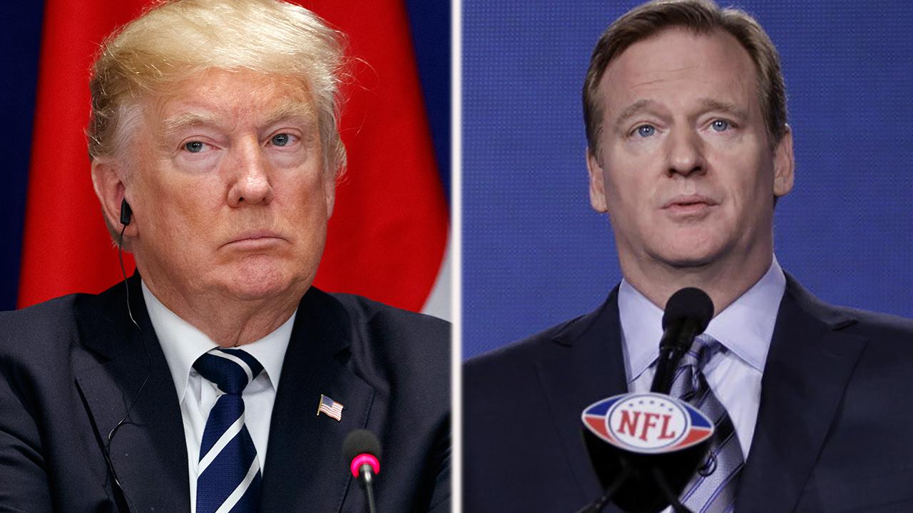 NFL commissioner blasts Trump's call to fire protesters