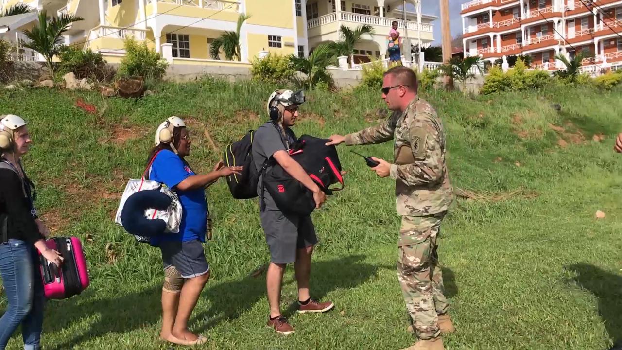 US Navy rescues Hurricane Maria victims from Dominica
