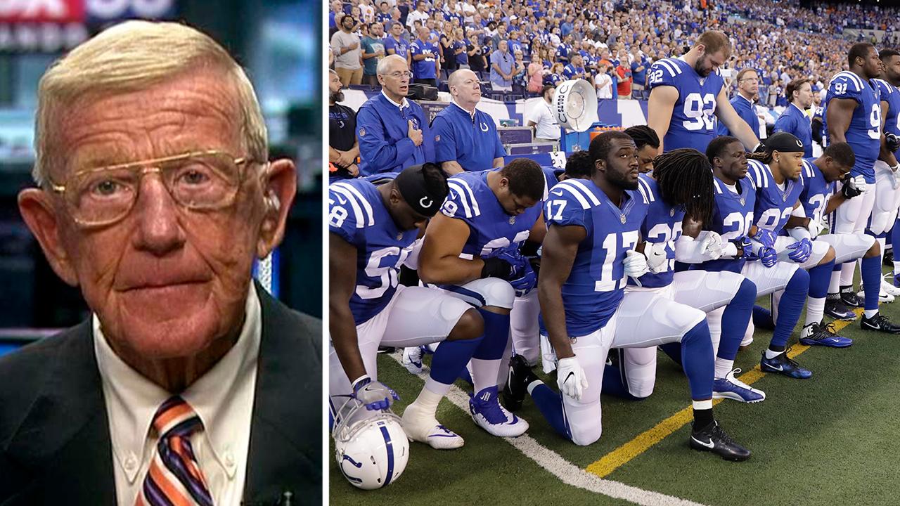 Lou Holtz on anthem protests: To win you need unity