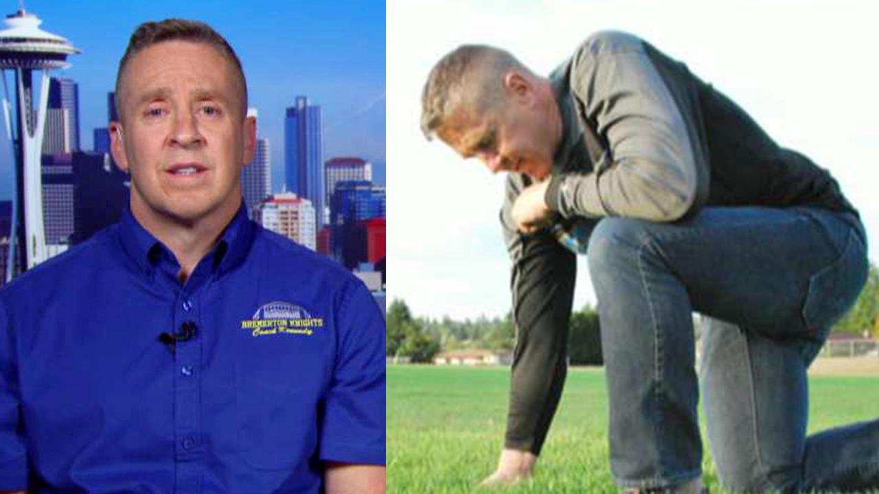 Former football coach: I was fired for taking a knee to pray