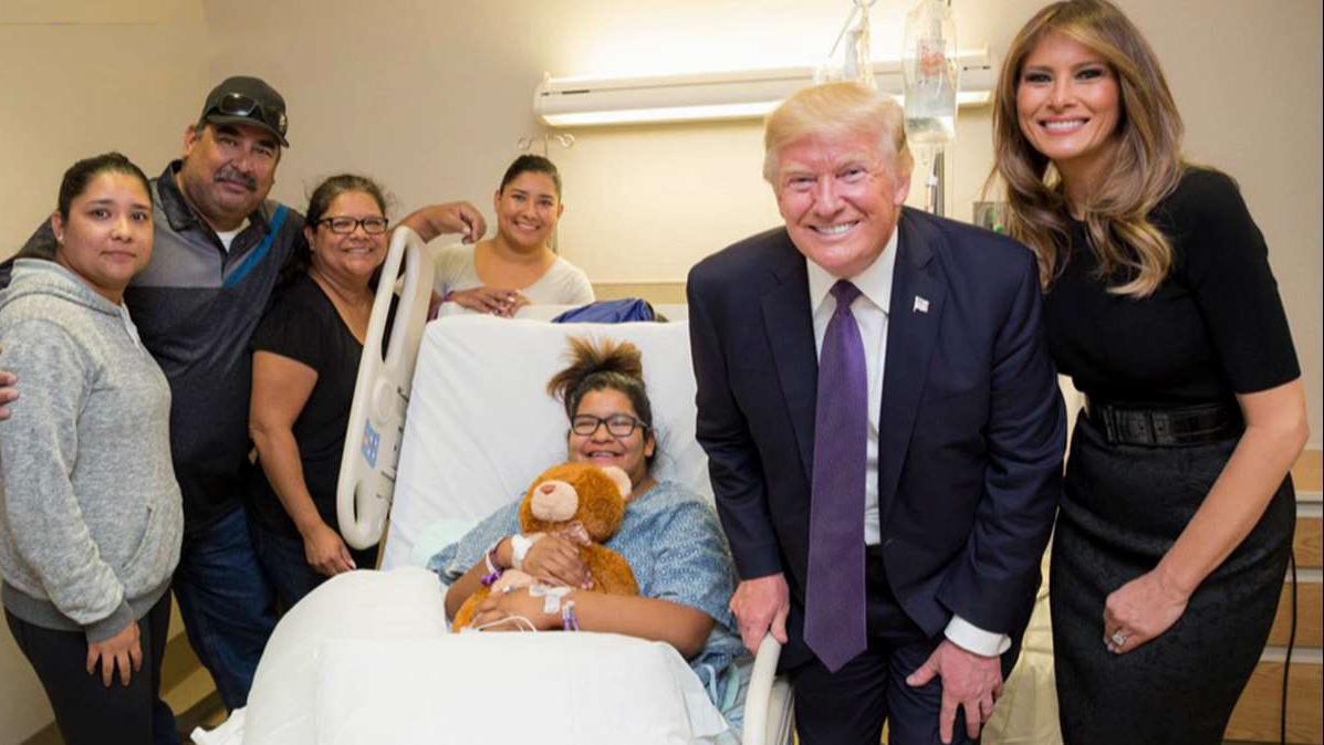  President Trump visits Las Vegas shooting victims 