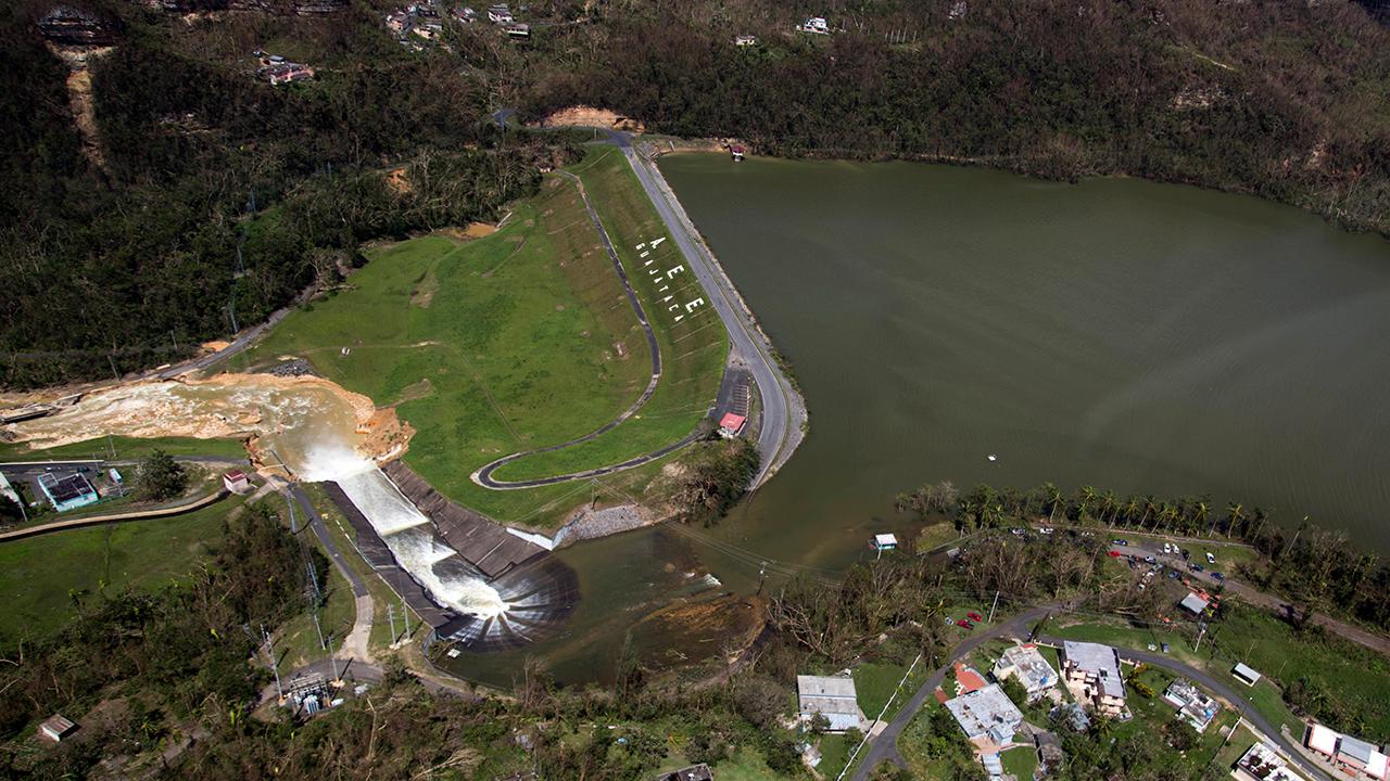 Repair efforts under way on damaged dam in Puerto Rico
