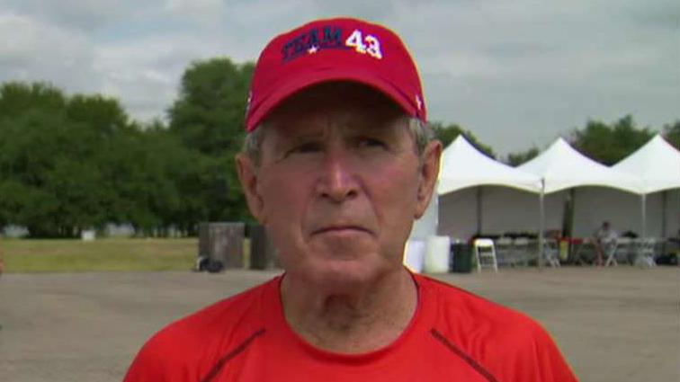 George W. Bush previews hurricane benefit concert
