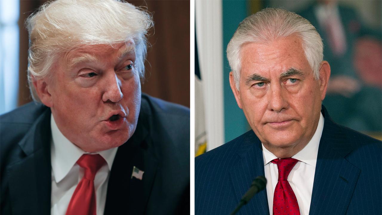 Trump challenges Tillerson to IQ test over 'moron' report