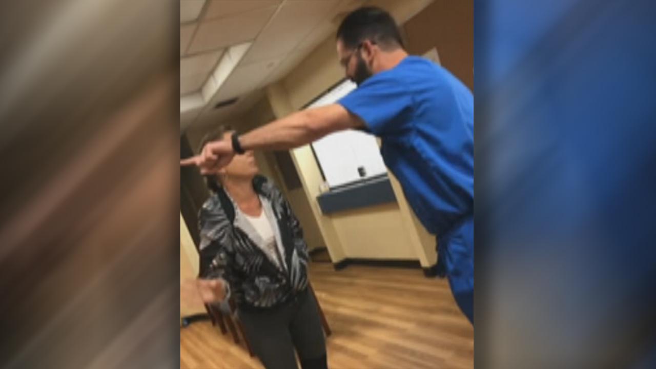 Graphic language: Doctor tells patient to 'get the hell out'