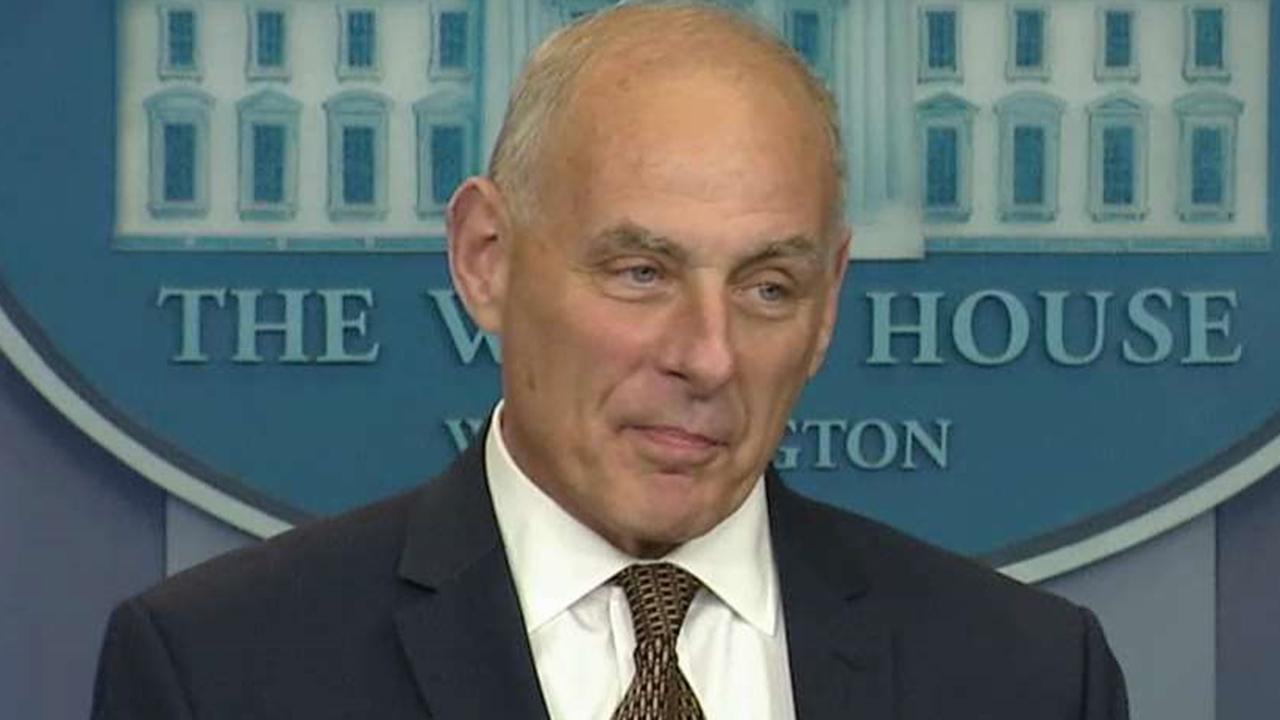 President Trump's chief of staff takes center stage