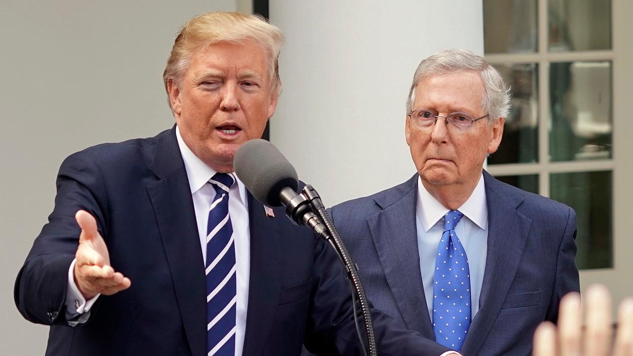 Trump, McConnell smooth things over amid tax reform push