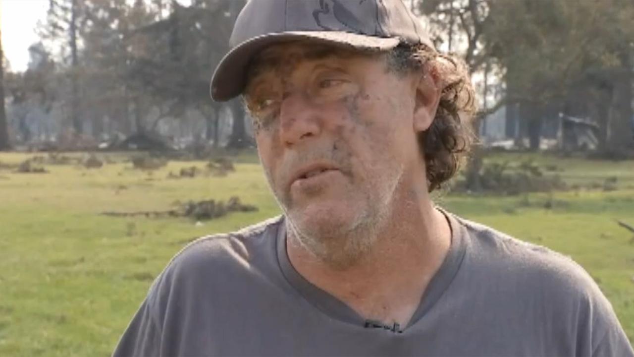 California wildfire hero recalls dramatic escape from blaze