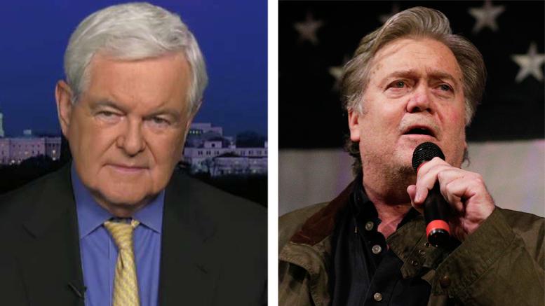 Gingrich: Bannon's war against Republicans is 'absurd'