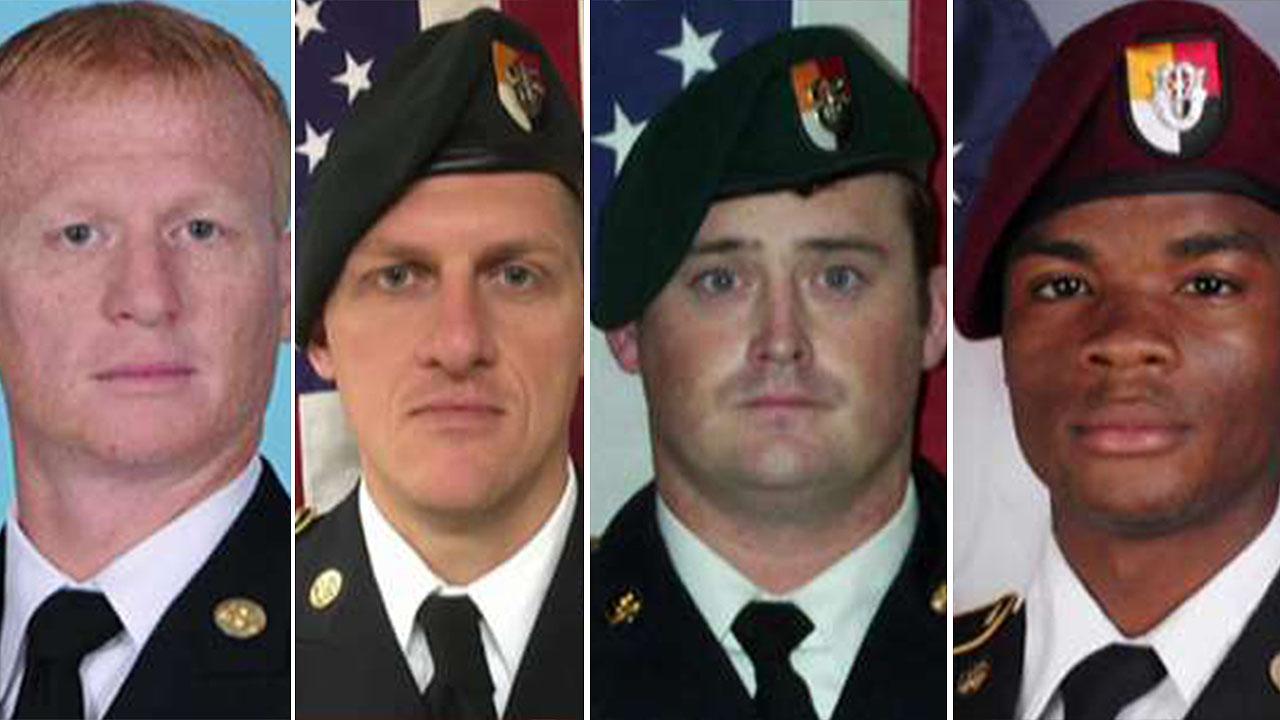 Trump calls families of soldiers killed in Niger