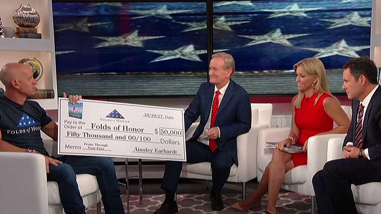 Ainsley Earhardt donates book proceeds to Folds of Honor