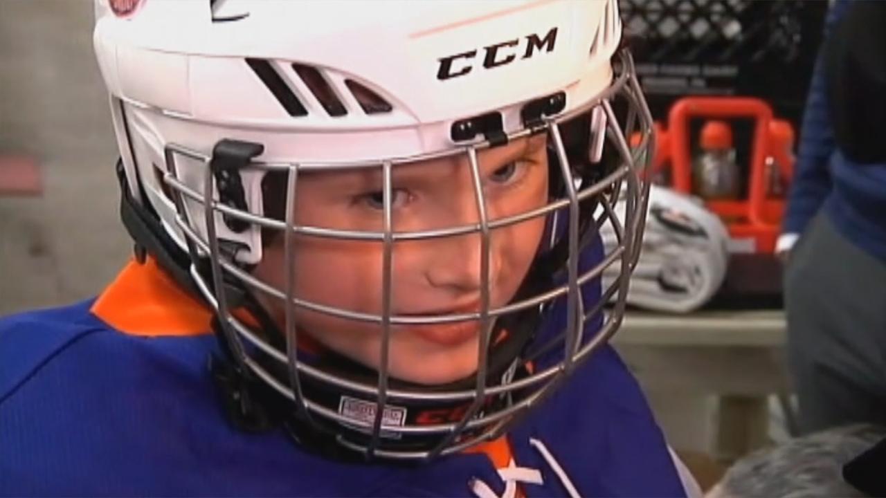 Hockey team makes dream come true for young cancer patient