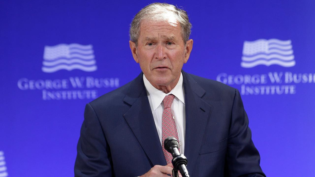 George Bush decries bigotry and white supremacy
