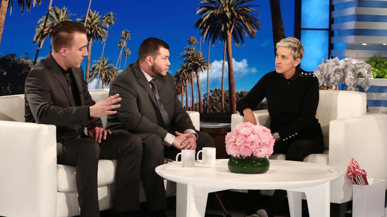 Was Ellen's Vegas guard interview a slick marketing push?