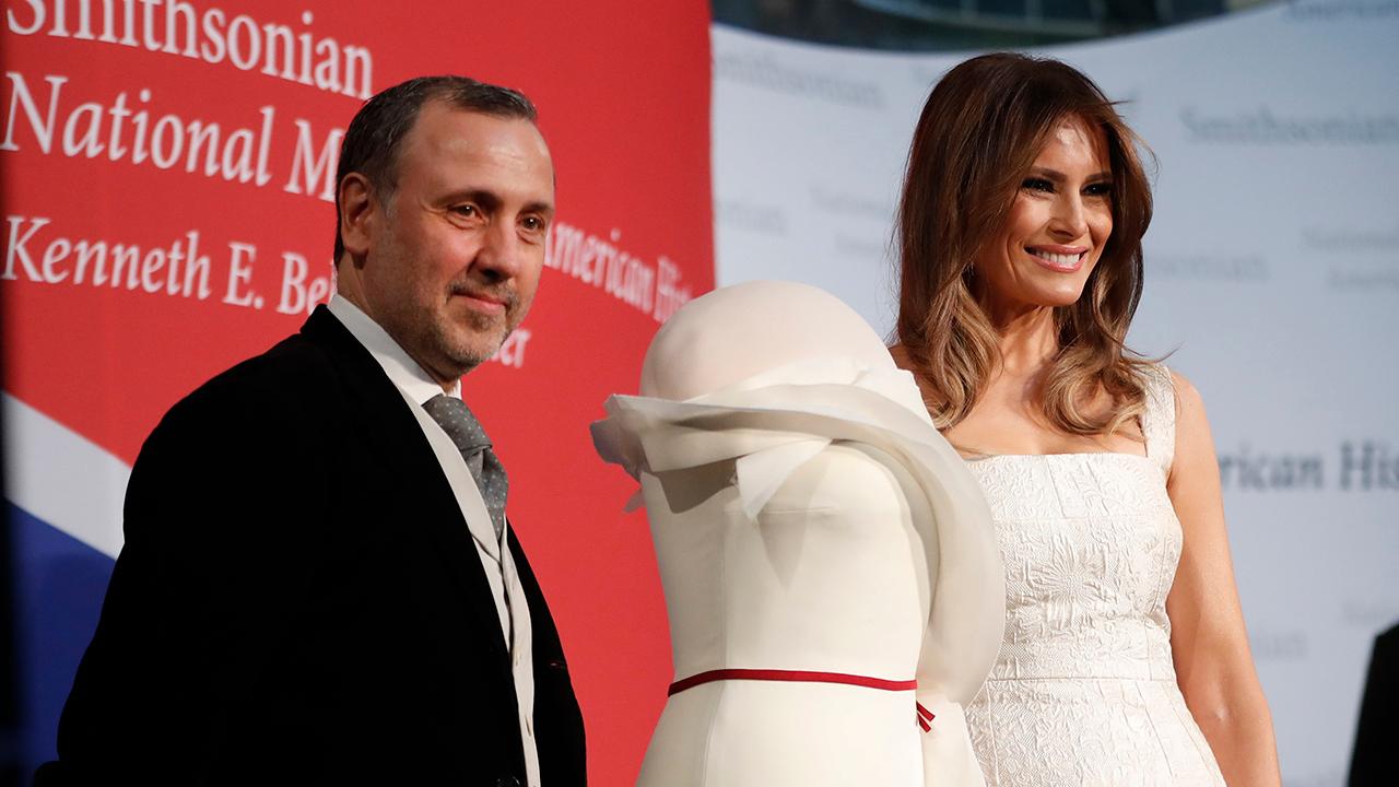 Melania Trump donates inaugural ball gown to Smithsonian