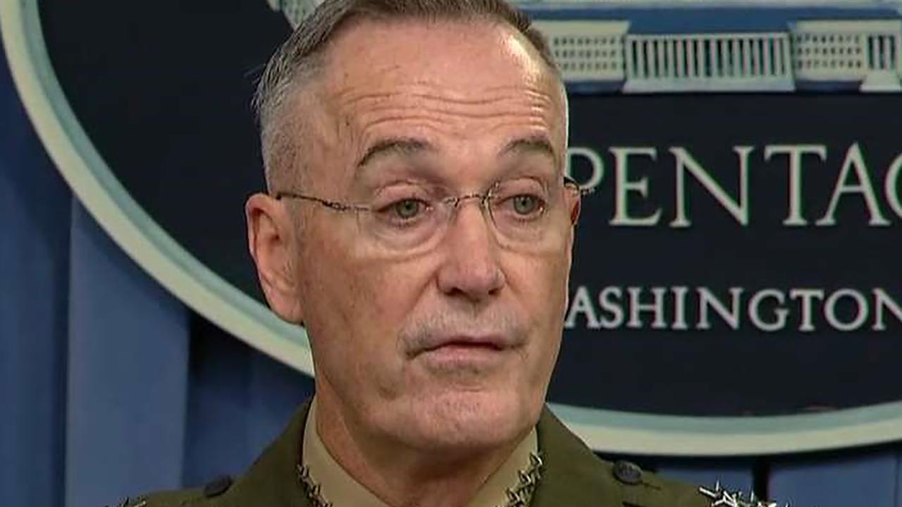 Gen. Dunford briefs reporters on deadly ambush in Niger