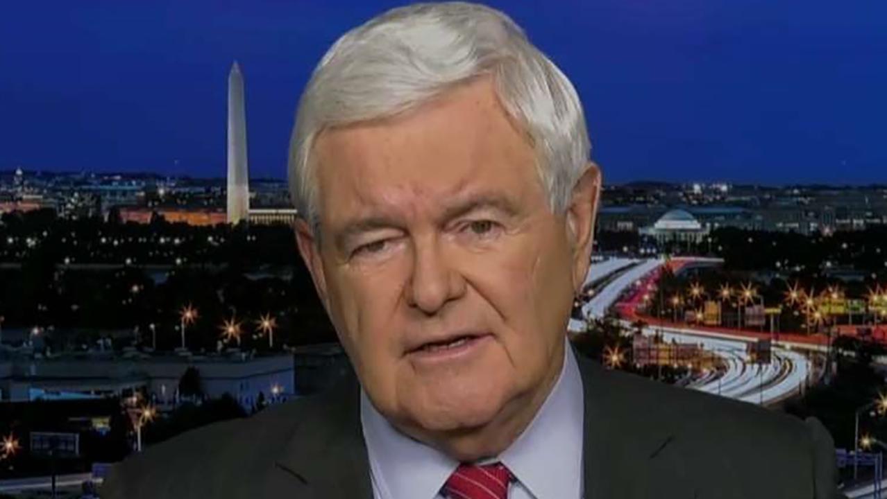 Gingrich on anthem protests, Rep. Maxine Waters, tax reform