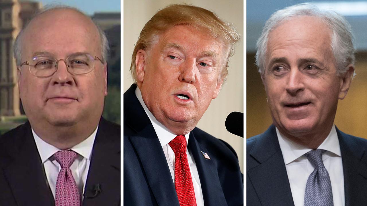 Karl Rove: Trump-Corker feud 'not helpful to the cause'