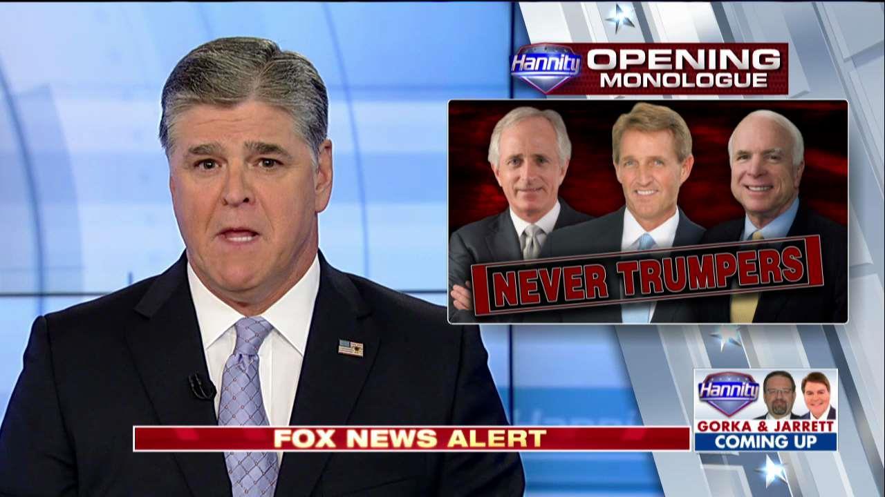 Hannity on Jeff Flake