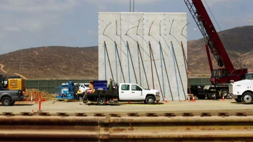 Eight border wall prototypes unveiled and ready for testing