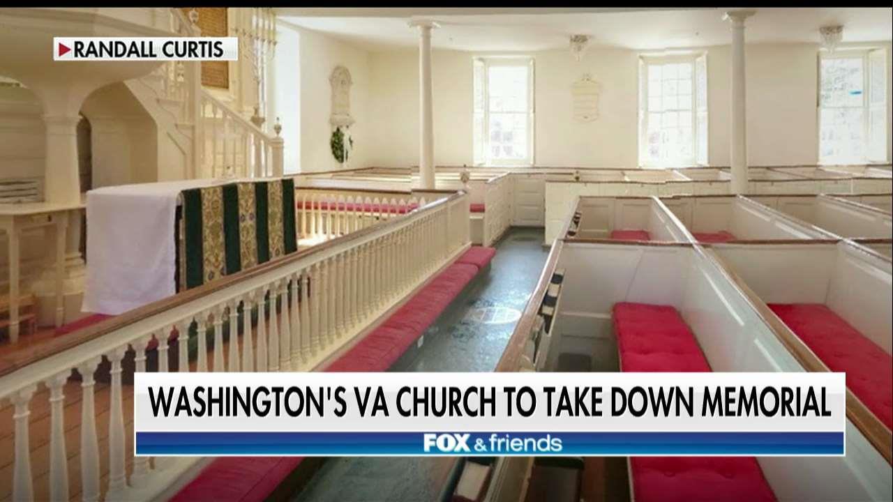 George Washington's Church Says Plaque Honoring First President Must Come Down