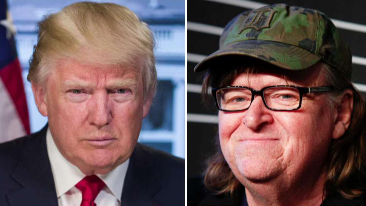 President Trump bashes Michael Moore's Broadway show