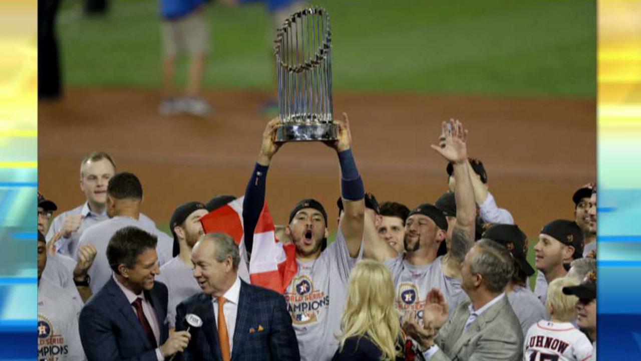 Veterans, first responders surprised with World Series trip