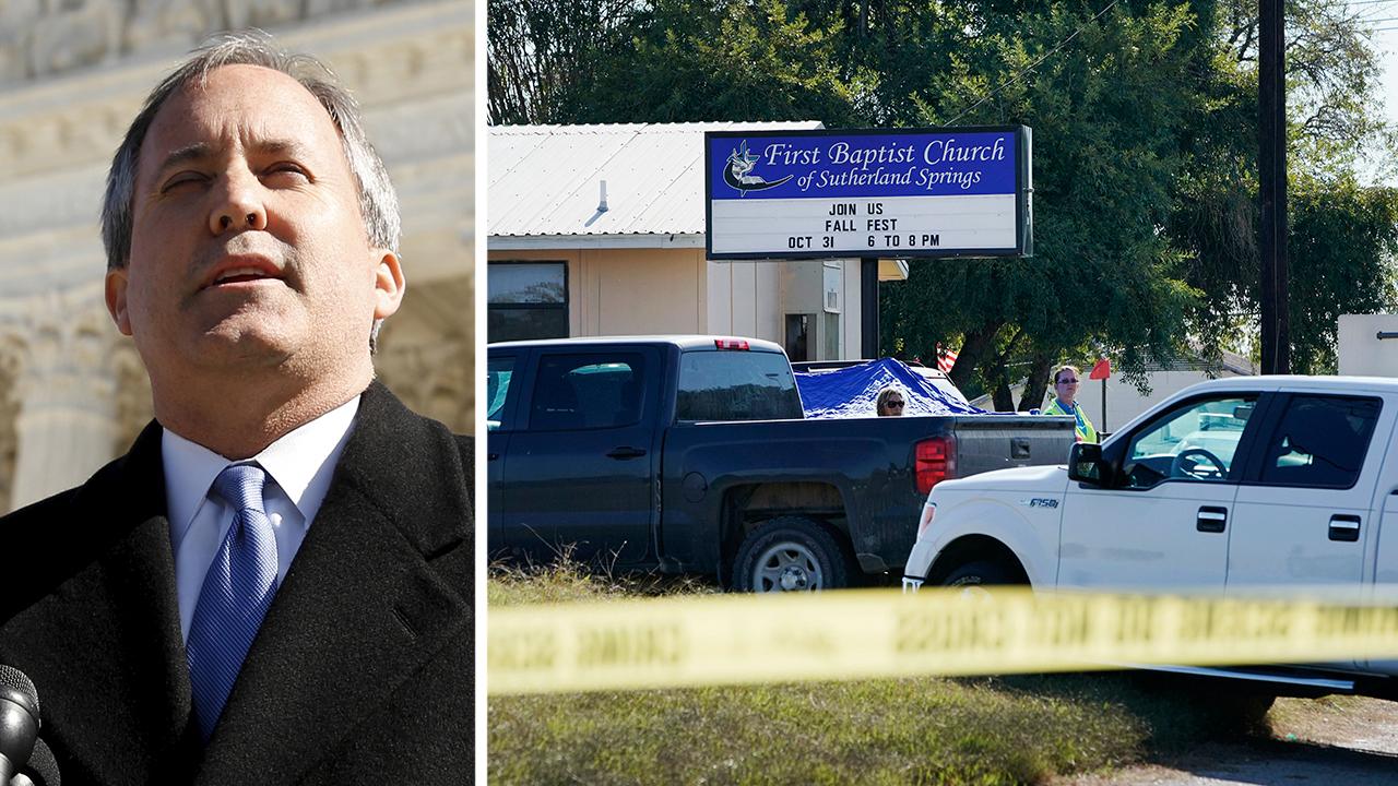 Texas attorney general discusses church shooting
