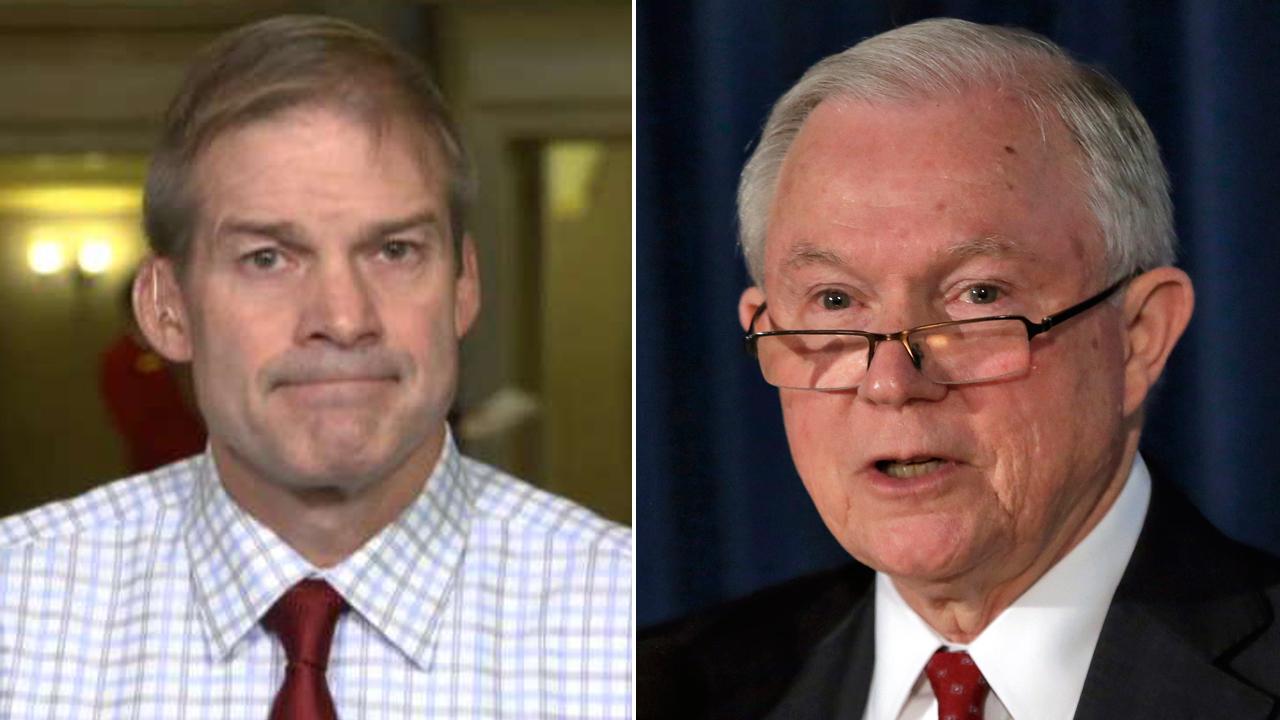 Rep. Jordan pushing Sessions to appoint new special counsel
